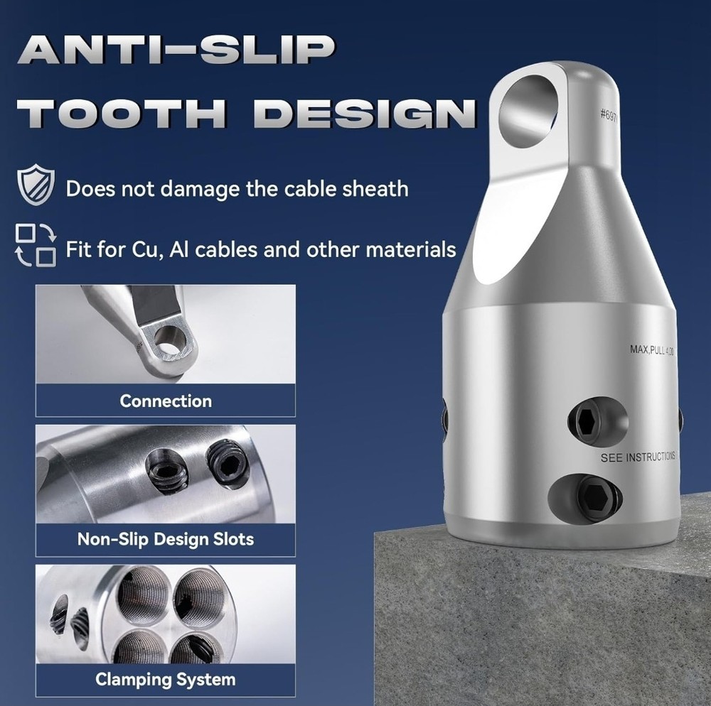 Rack-a-tiers Penguin Puller Sr. Heavy Duty Wire Pulling Attachment #69700