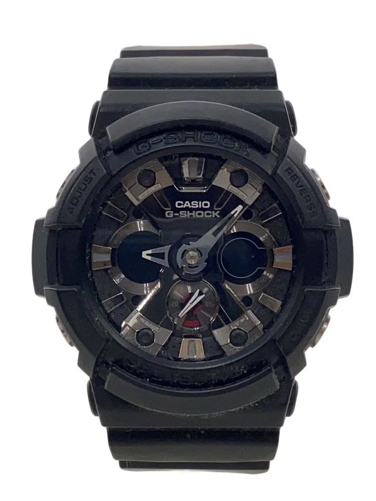 CASIO Watch Analog BLK BLK GA 201