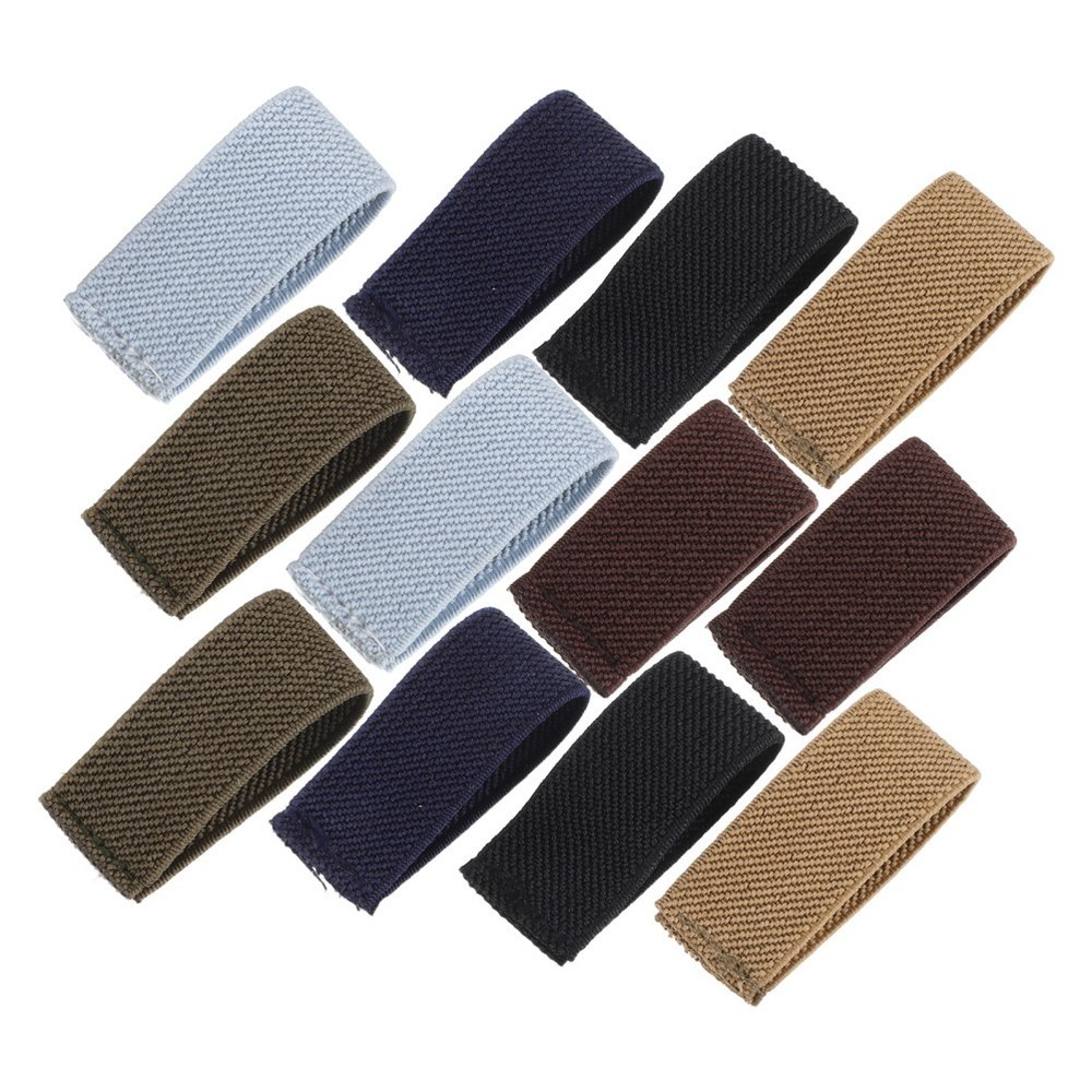 12pcs Elastic Belt Keepers for Duty Belt - Backpack Strap Holder - 2" Webbing