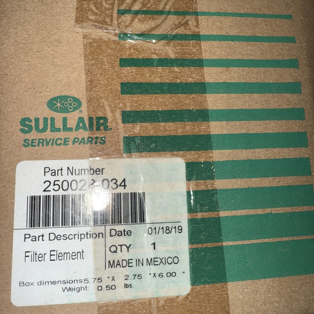 Sullair Genuine OEM 250028-034 Filter Element