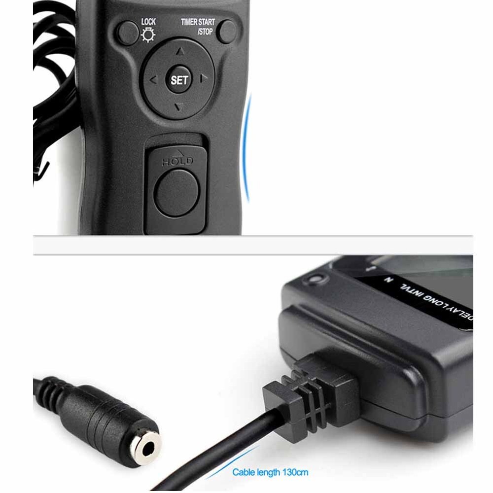 Timer Remote control intervalometer for Canon EOS 6D 7D 5D 50D 40D 30D Camera