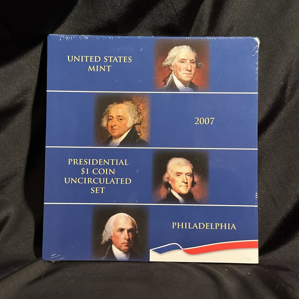 COMPLETE SET (2007 - 2016) UNCIRCULATED PRESIDENTIAL $1 COINS