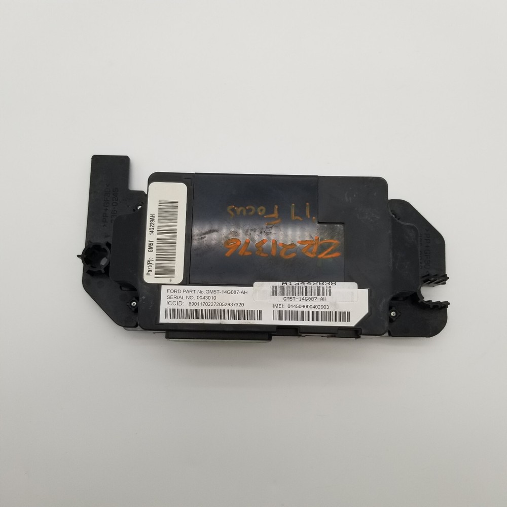 2018 Ford Focus Chassis ECM Electronic Control Module Telematics