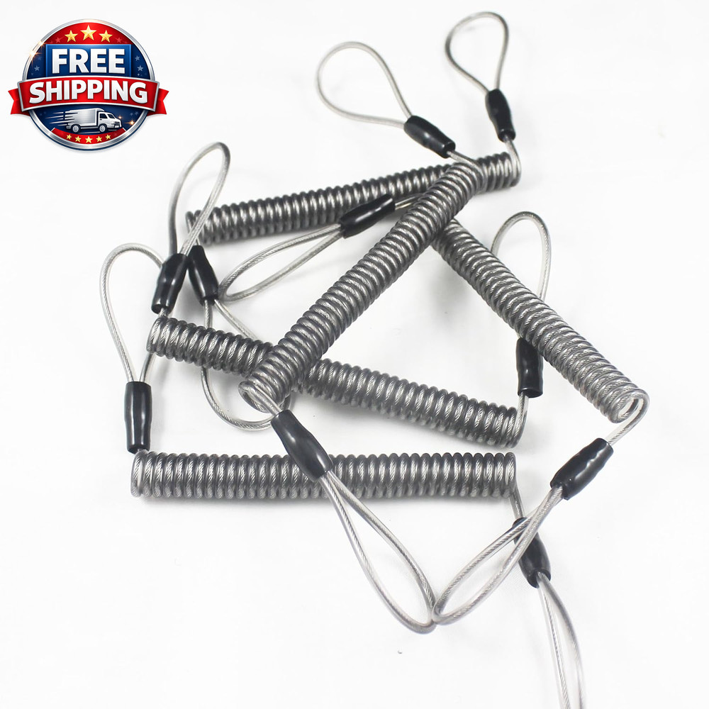 5 Pack Stainless Steel Coil Lanyard Spring Tool for DIY Projects