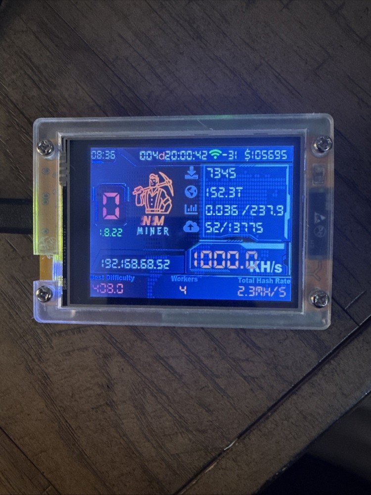 NerdMiner Bitcoin Miner