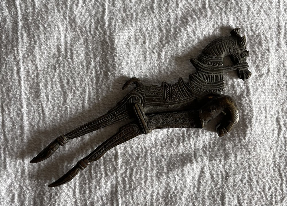 Brass Betel Nut Cutter Horse