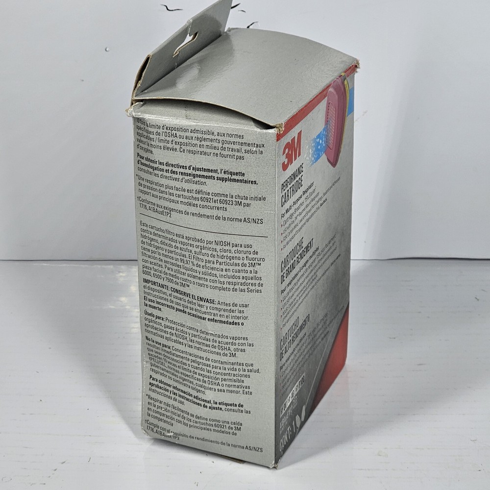 3M Performance Cartridge Filter A1BAusE1P2 60923H1 NEW
