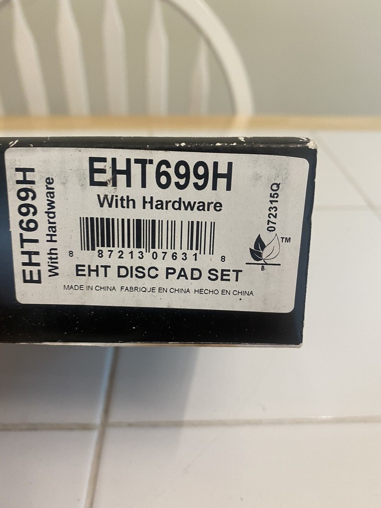 Raybestos EHT699H W/ Hardware Disc Pad Break Set New Element 3
