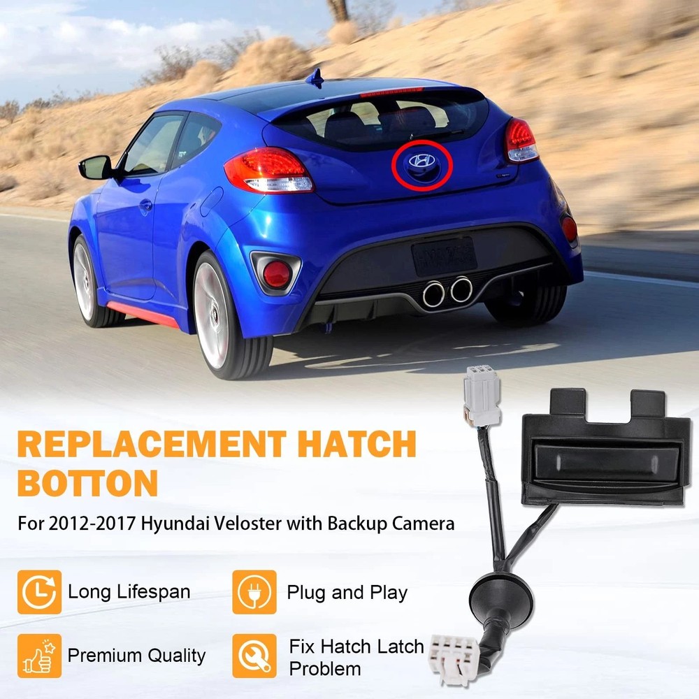 Hyundai Veloster Trunk Release Switch 2012-2017 #81260-2V010 Latch Button