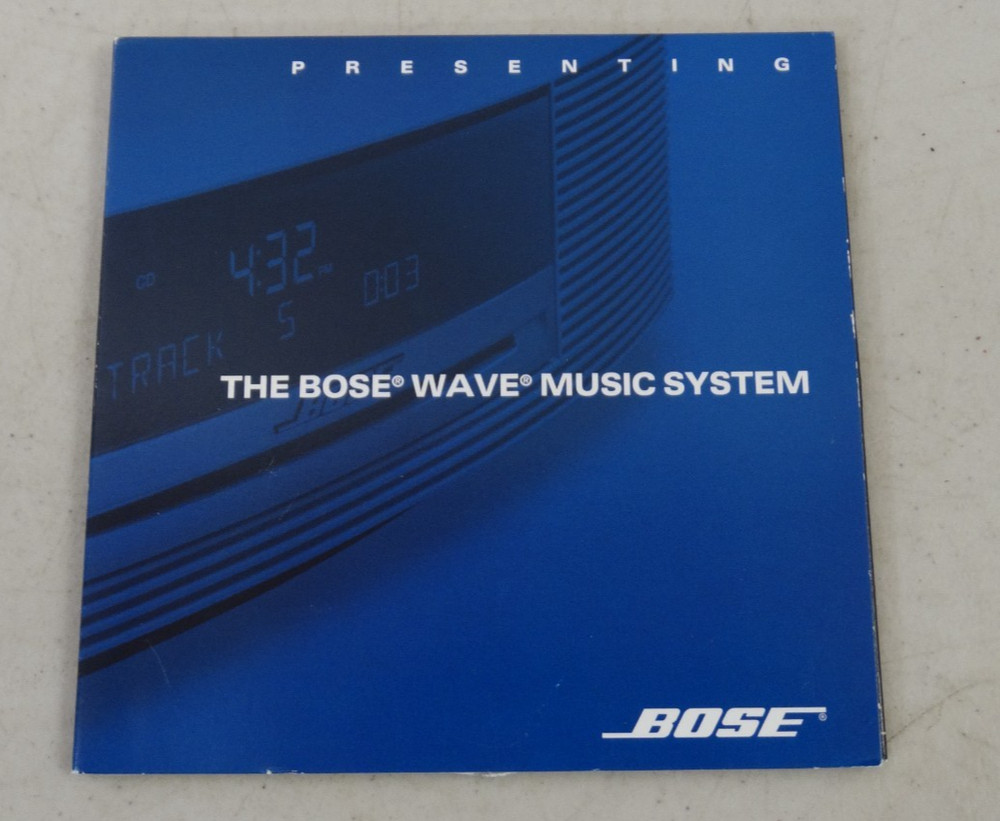 Official Bose Wave Music System Discs Owners Demonstration Disc Original