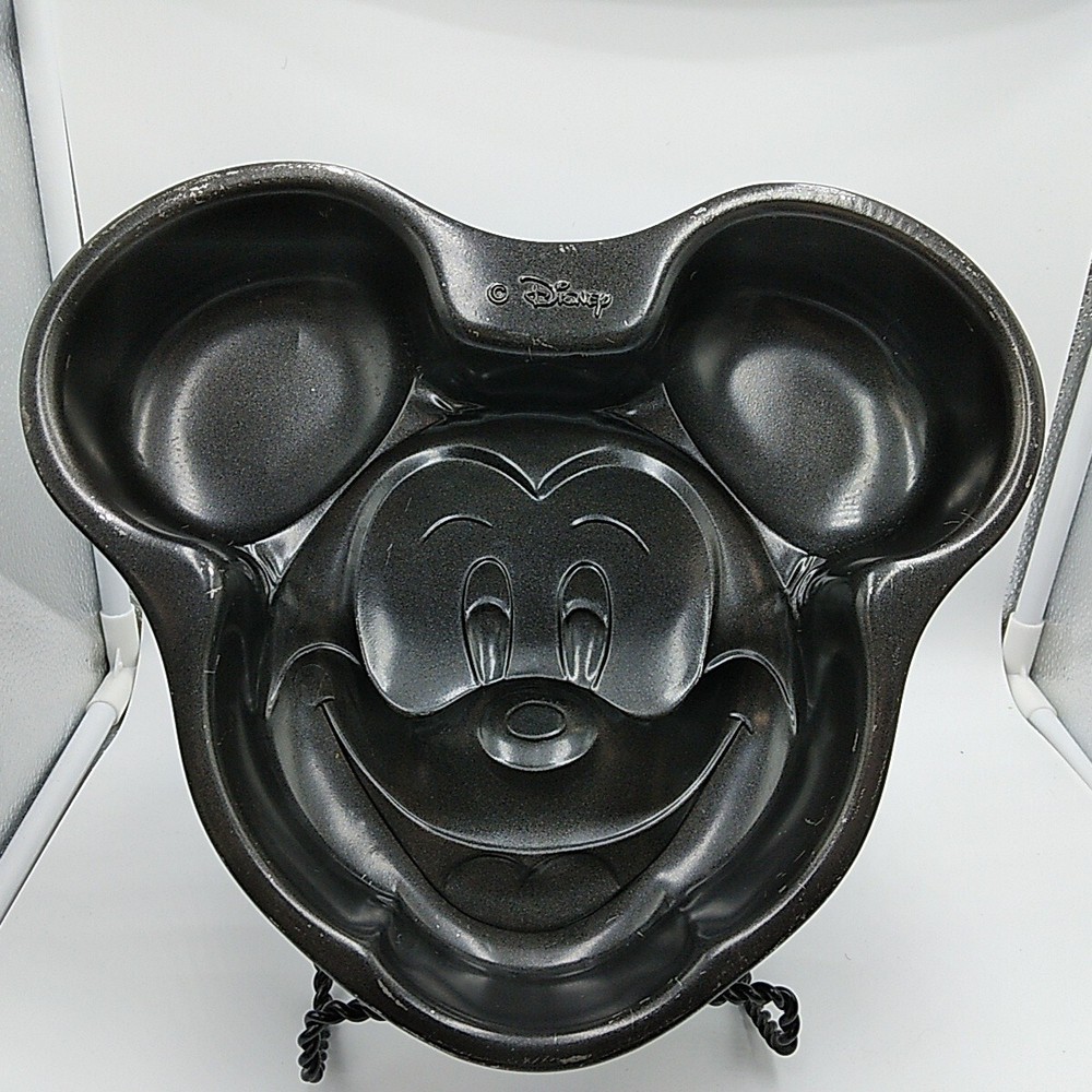 Vintage Black Disney Mickey Mouse Head Face Cake Pan Bakeware Kitchenware