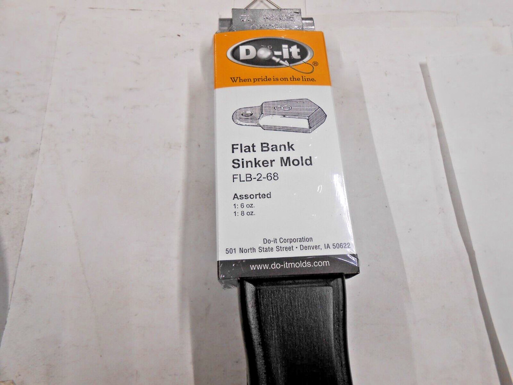 3357 Do-It Flat Bank Sinker Mold 6 & 8 oz