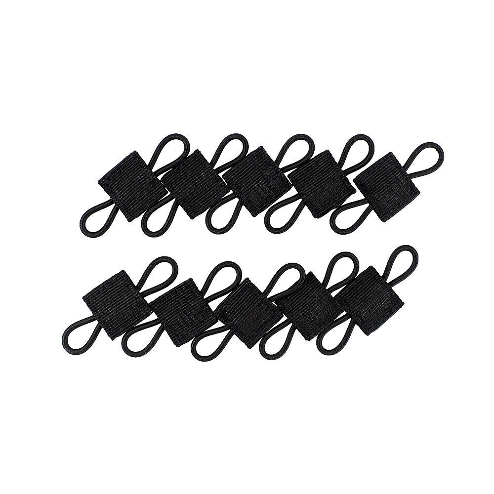 10Pcs Tactical Molle System Backpack Attachment PTT Antenna Binding Buckle