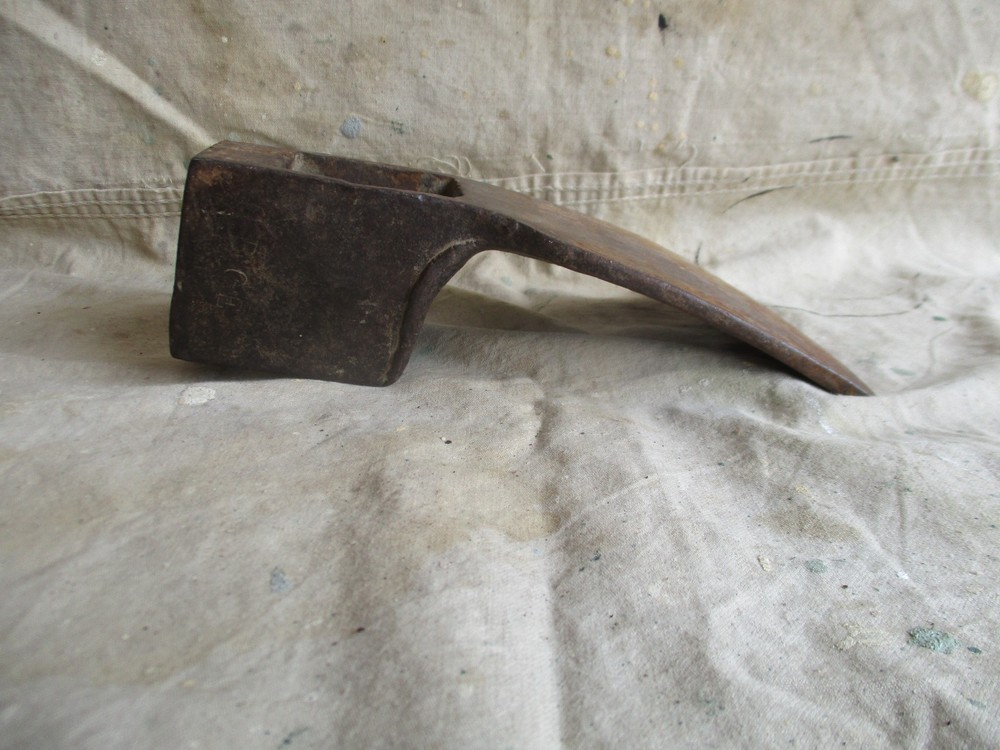 Used Spade Bit Axe Head