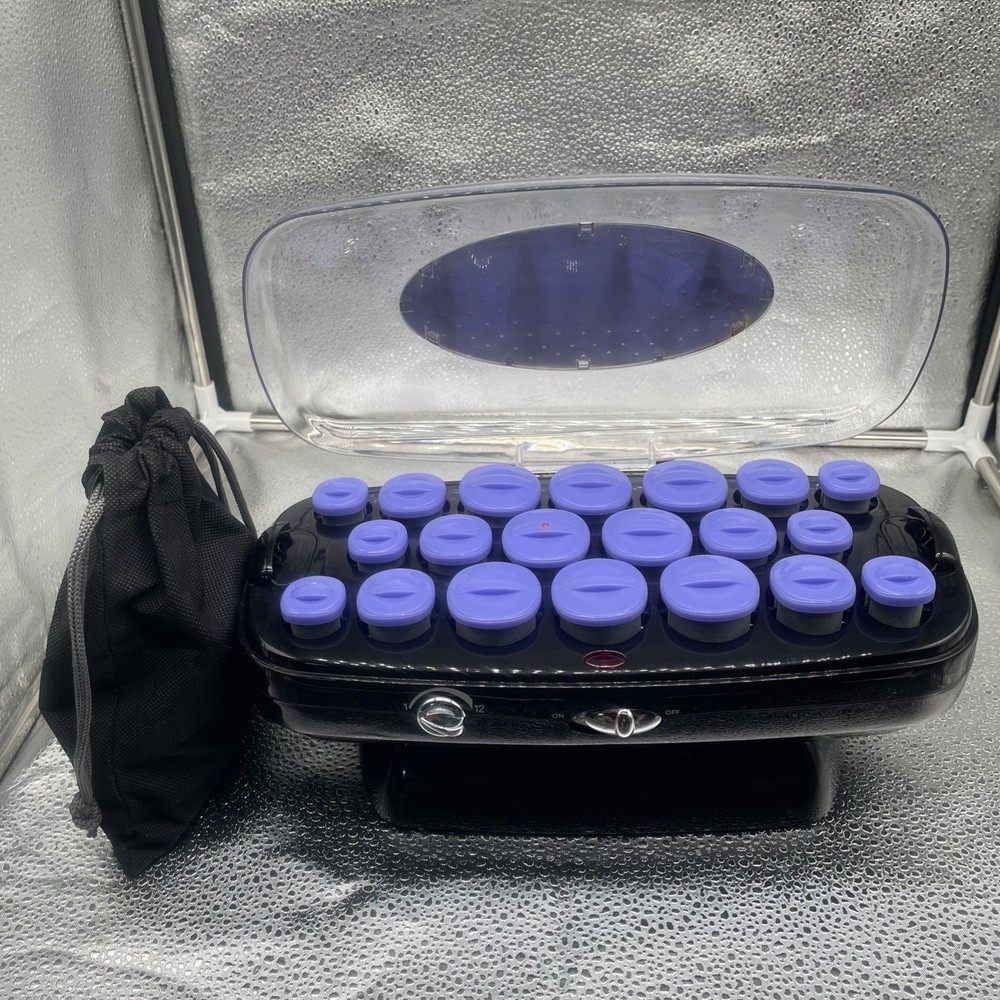 Conair Infinity Pro HS41X Instant Heat Ceramic Flocked Rollers & Clips