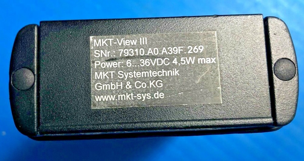 MKT-View III 79310.A0.A39F.269 multifunctional mobile visualization unit