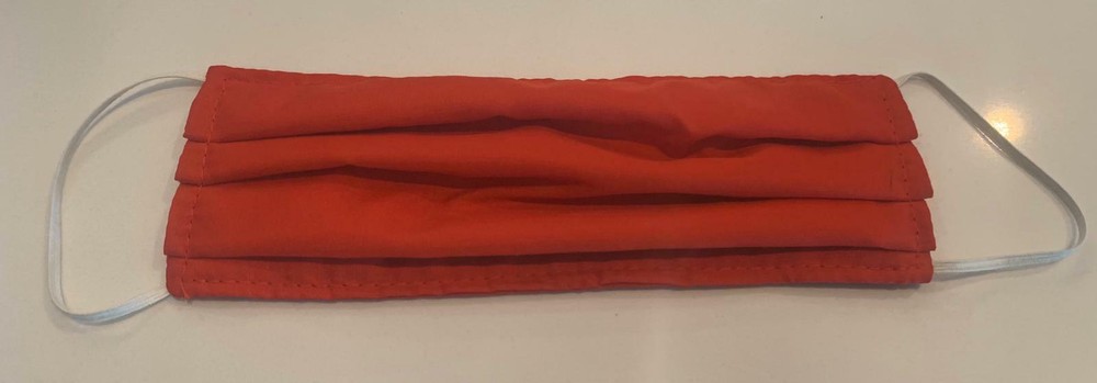 KIDS Fabric Reusable Reversible Face MASK Red