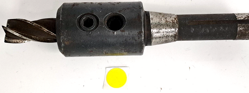 UNBRANDED BORING HEAD ADAPTER W/DRILL BIT R8-7/8" HSS