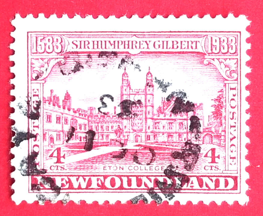 Canada Newfoundland #215 Sir Humphrey Gilbert Issue - Eton College Used