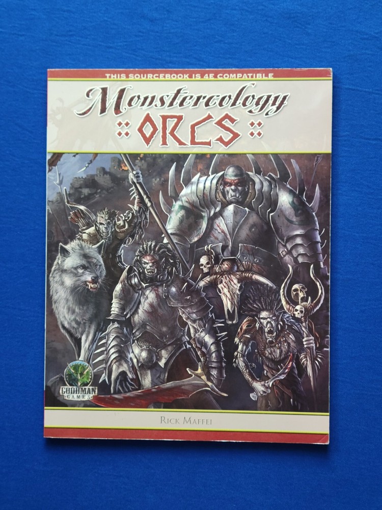 Monstercology: Orcs - Goodman Games
