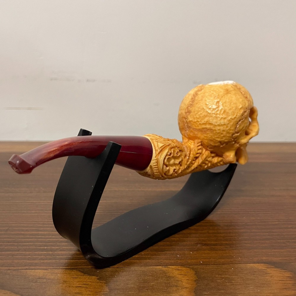 S.Yanik Meerschaum Pipe – Skull