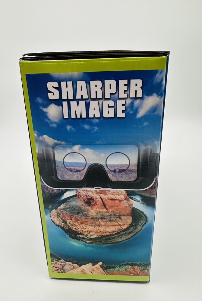 New Virtual Reality Headset Sharper Image Smartphone 360 Degree Views