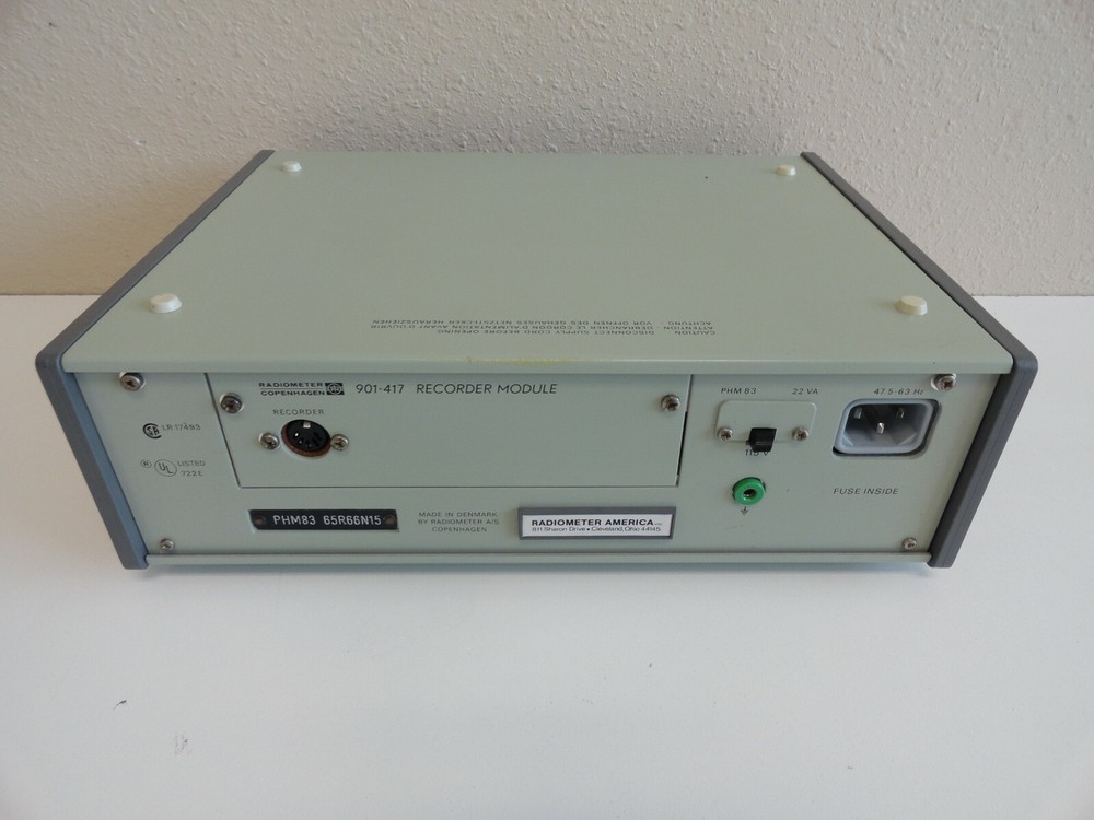 RADIOMETER COPENHAGEN PHM 83 PHM83 AUTOCAL PH METER RECORDER MODULE