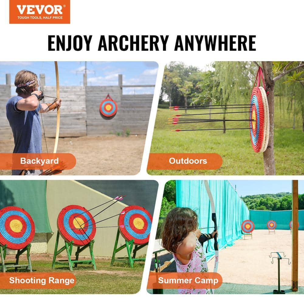 Archery Target 3 Layers 20 in. Arrow Target Traditional Solid Straw Round Target