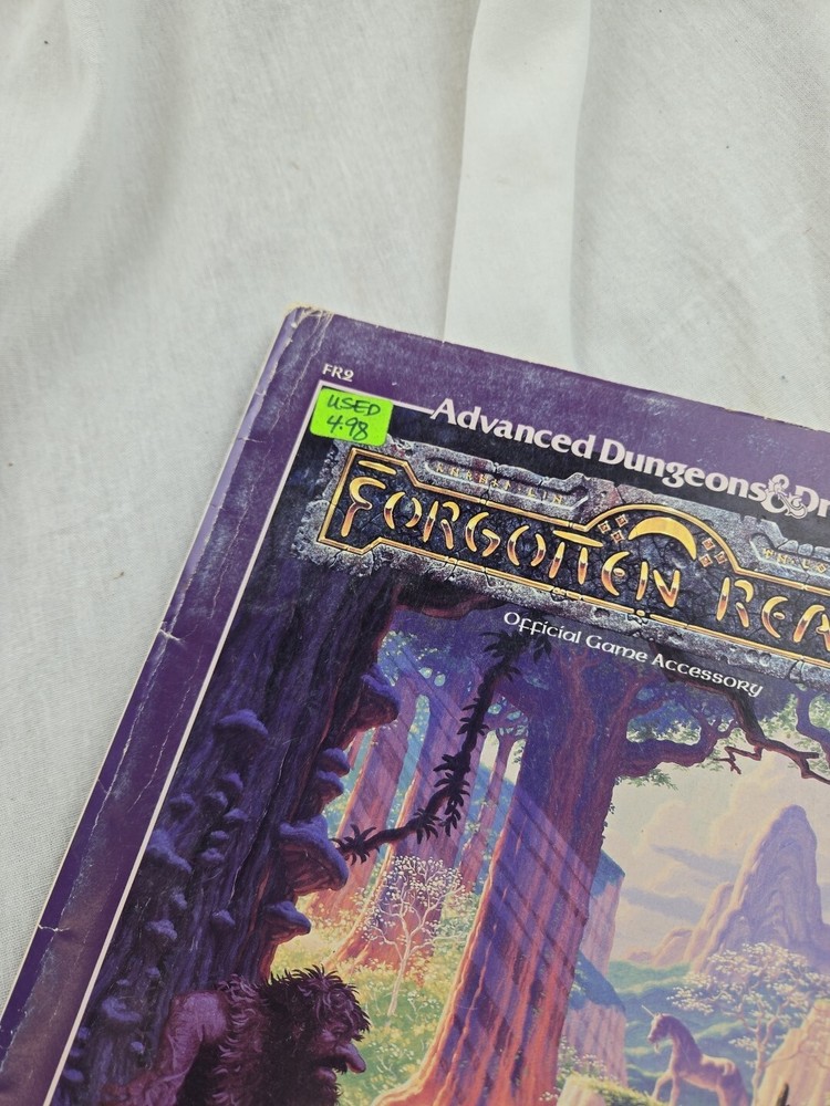 Advanced Dungeons & Dragons Moonshae Forgotten Realms D&D TSR 1987 No Map