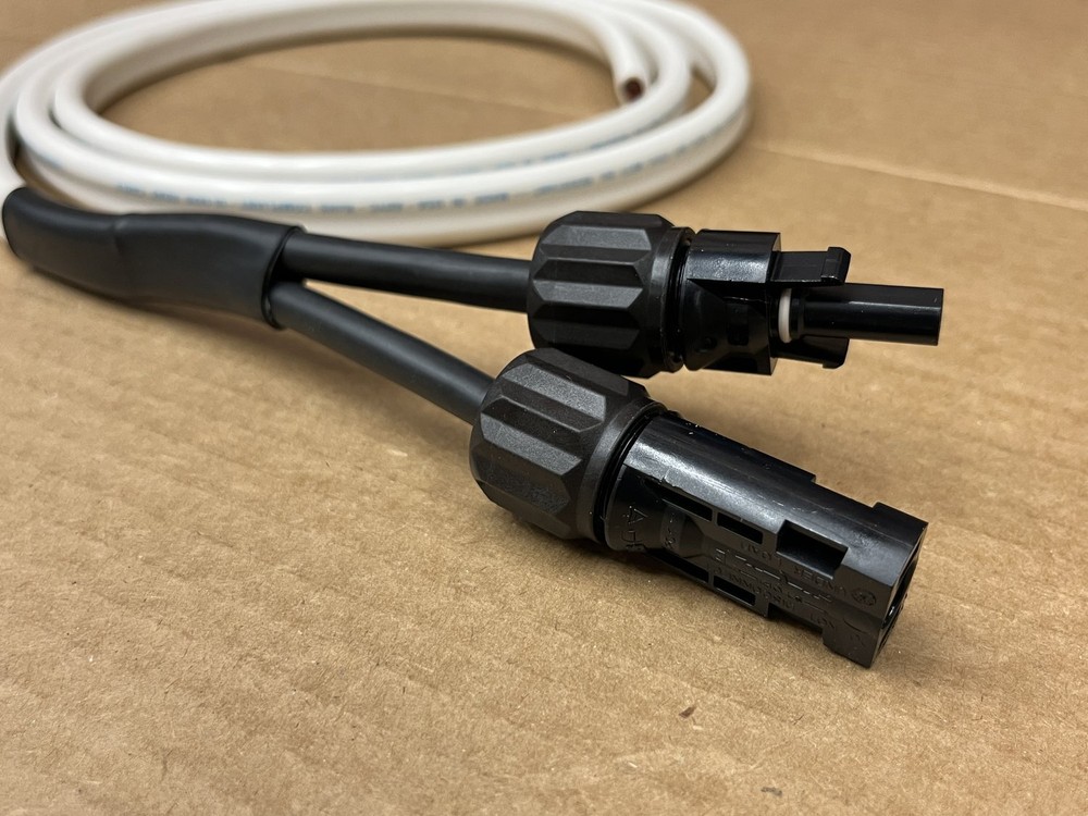 Marine Solar Panel Cable w/ MC4 8 Gauge 10-100 ft 8/2 BOAT 8ga Awg NEW