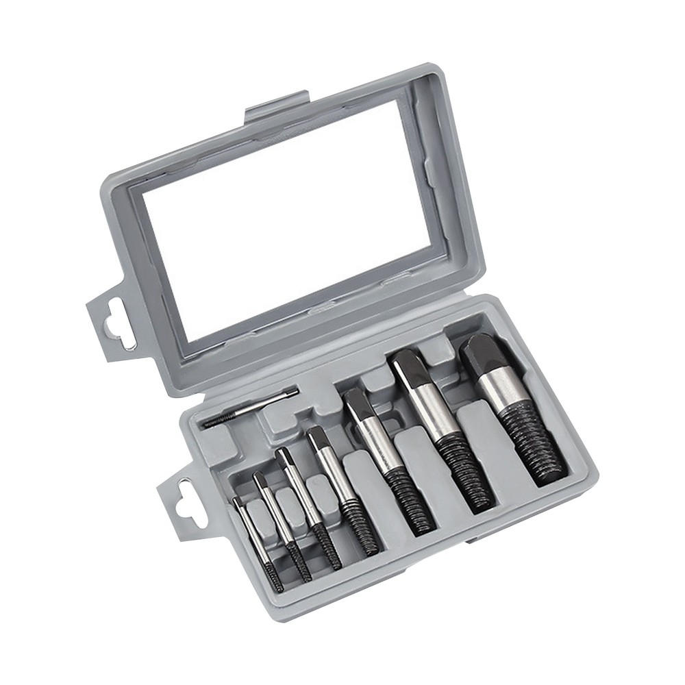 8 PCS Pipe Thread Extractor Set Nut/Bolt/Stud Removal Tool Pipe Thread Extractor