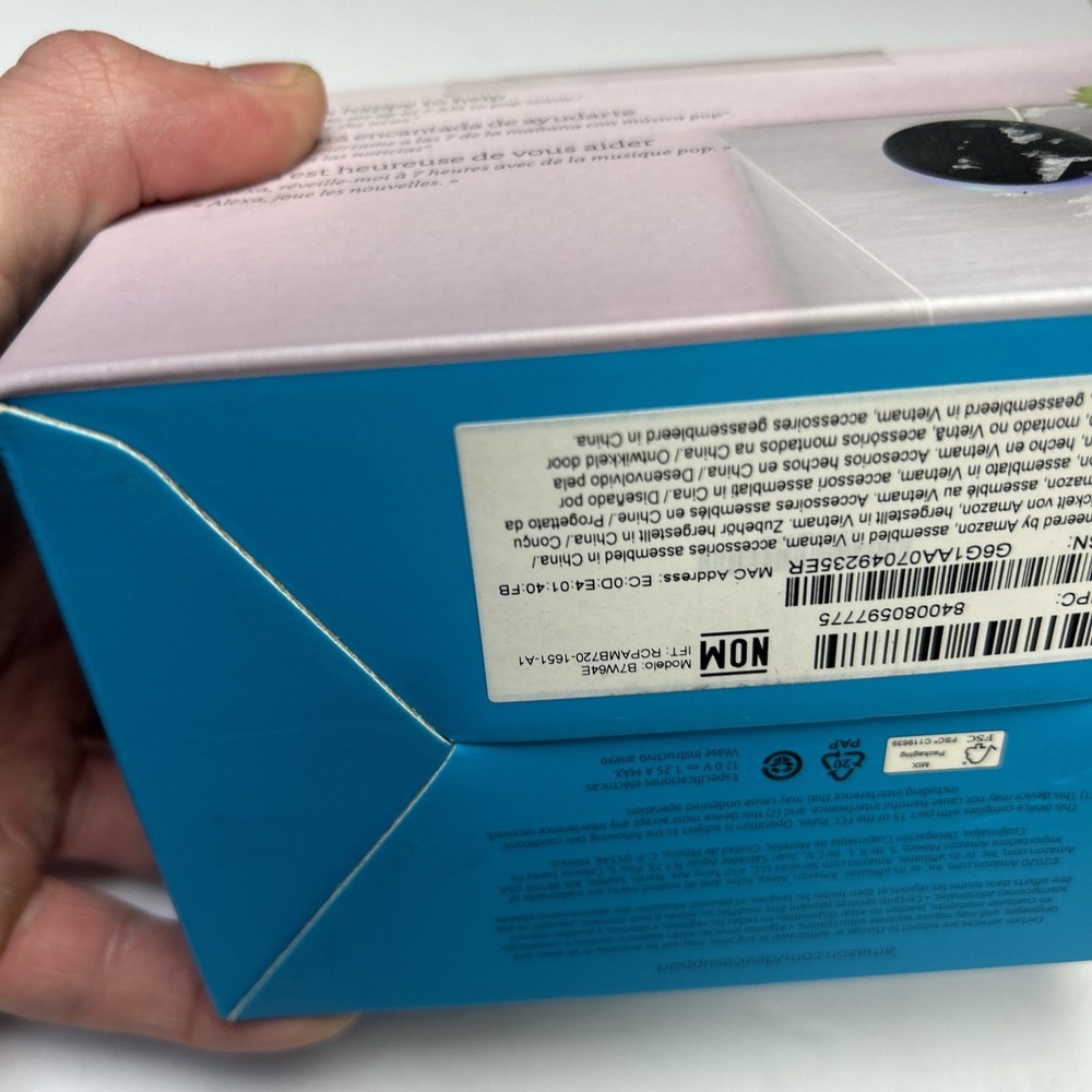 Amazon Echo Dot, 4th Gen. Smart Speaker - Charcoal