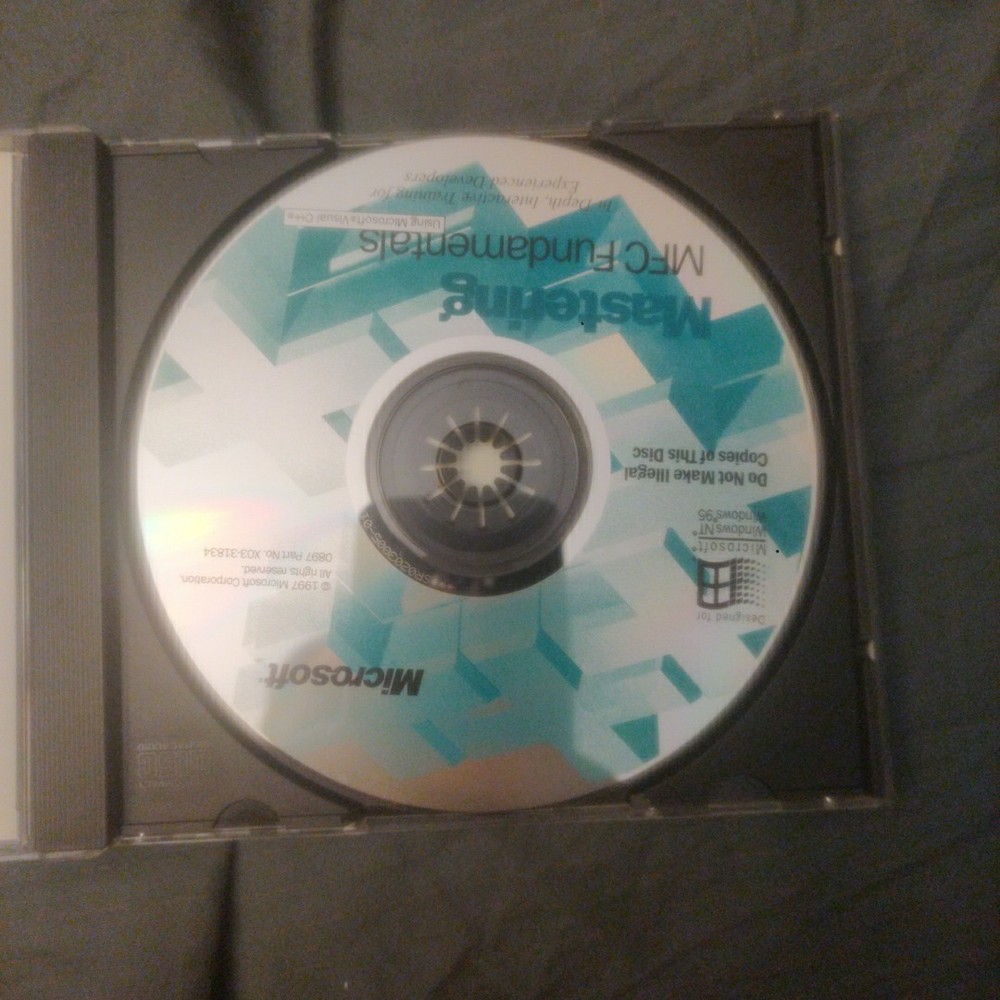 Microsoft Mastering MFC Fundamentals using Visual C++ Pre-Owned