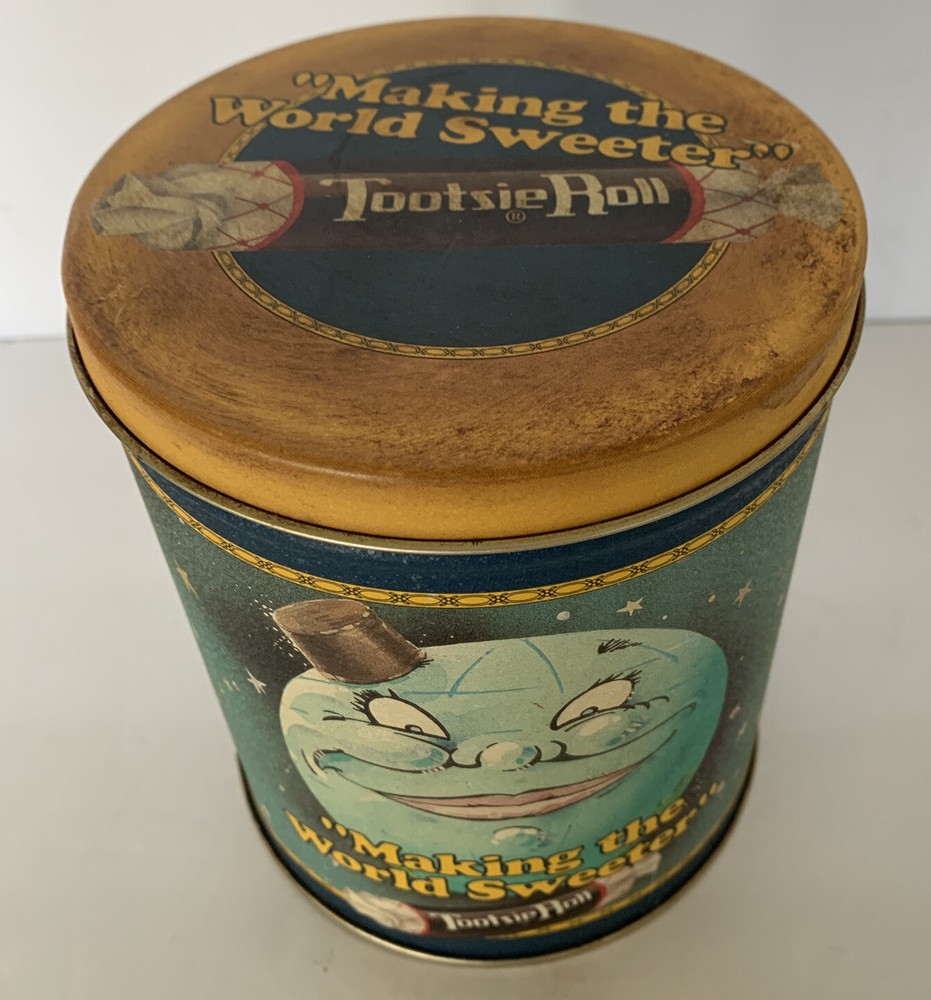 Tootsie Roll Tin Limited Edition 2000 Making The World Sweeter Vintage Tin