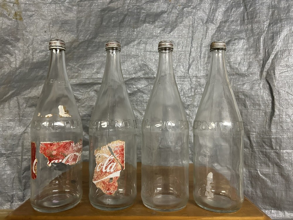 Quart Coca Cola Bottles With Carrier 6 Pack