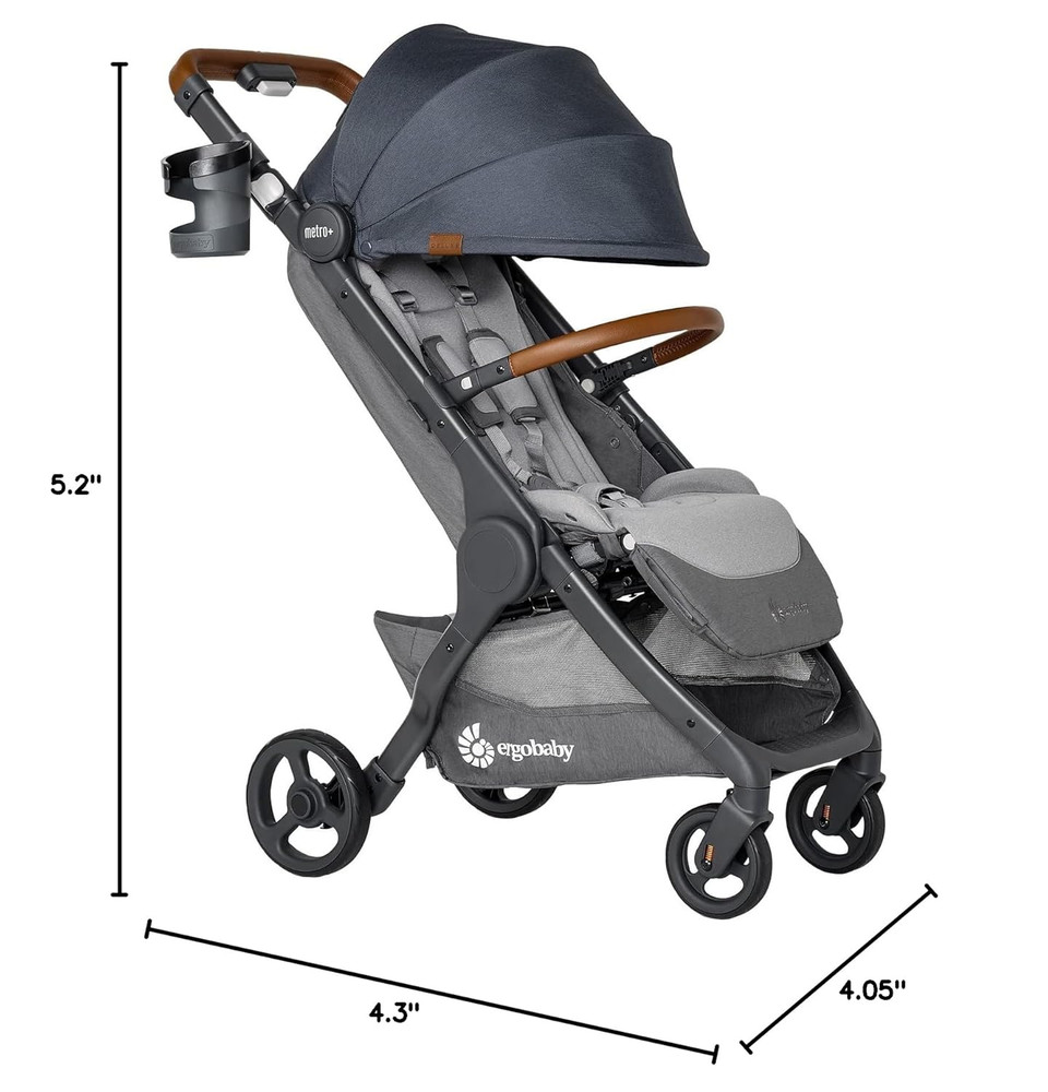 Metro+ Stroller Cup Holder Accessory, Grey