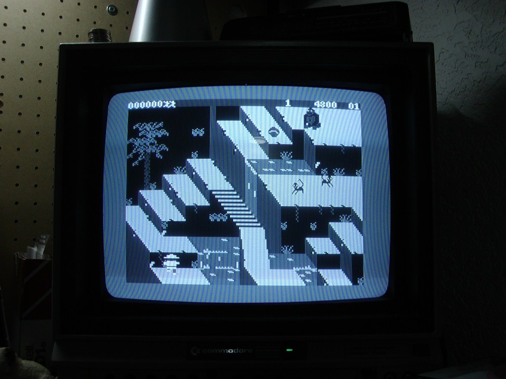 Commodore CONGO BONGO Cartridge by SEGA - Tested & WORKS!