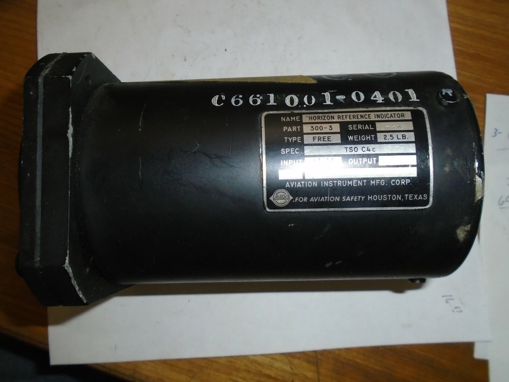 AIM HORIZON REFERENCE INDICATOR P/N: 300-3 UNTESTED