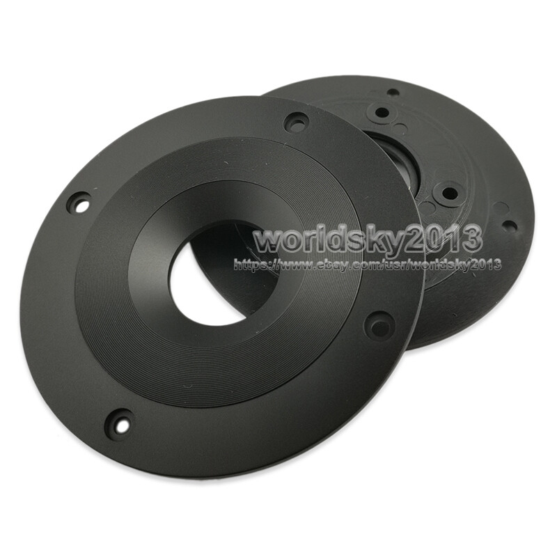 2pcs OD105mm 25-Core Tweeter Cover Panel Decorative Circle Speaker Fixed Plate