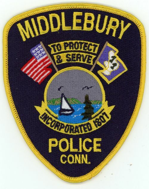 CONNECTICUT CT MIDDLEBURY POLICE NICE SHOULDER PATCH SHERIFF