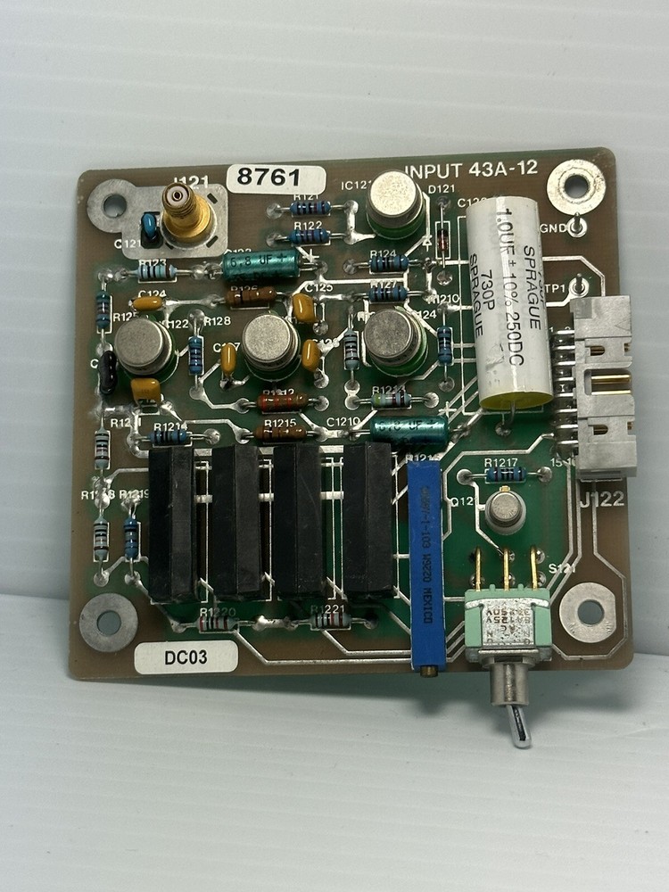 THERMO Fisher ANALYZER Flourescence Sulfer Dioxde SO2 ANALYZER Input Board 43A12