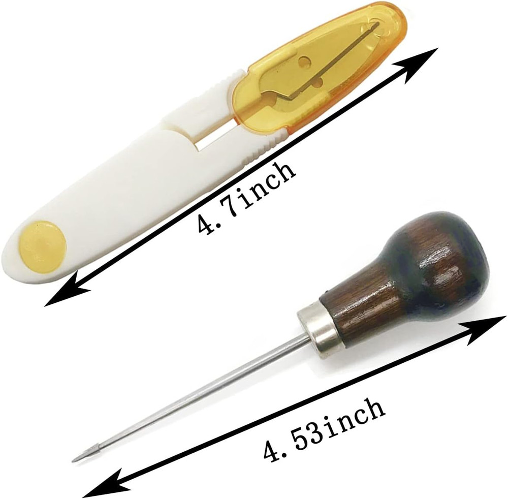 Bookbinding Tools, 16 Pieces Starter Tools Set Bone Folder Paper Creaser, Large-