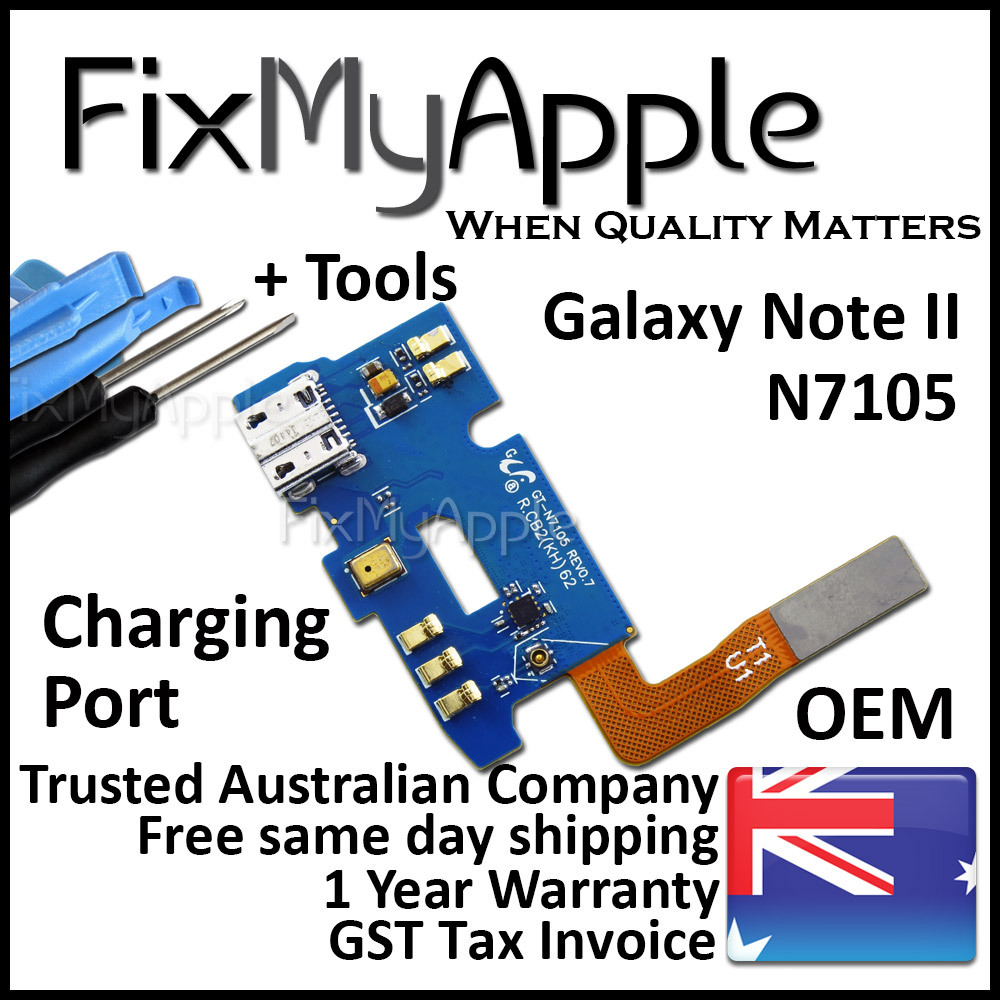 Samsung Galaxy Note 2 N7105 Dock Connector Charging Port Flex Cable Replacement