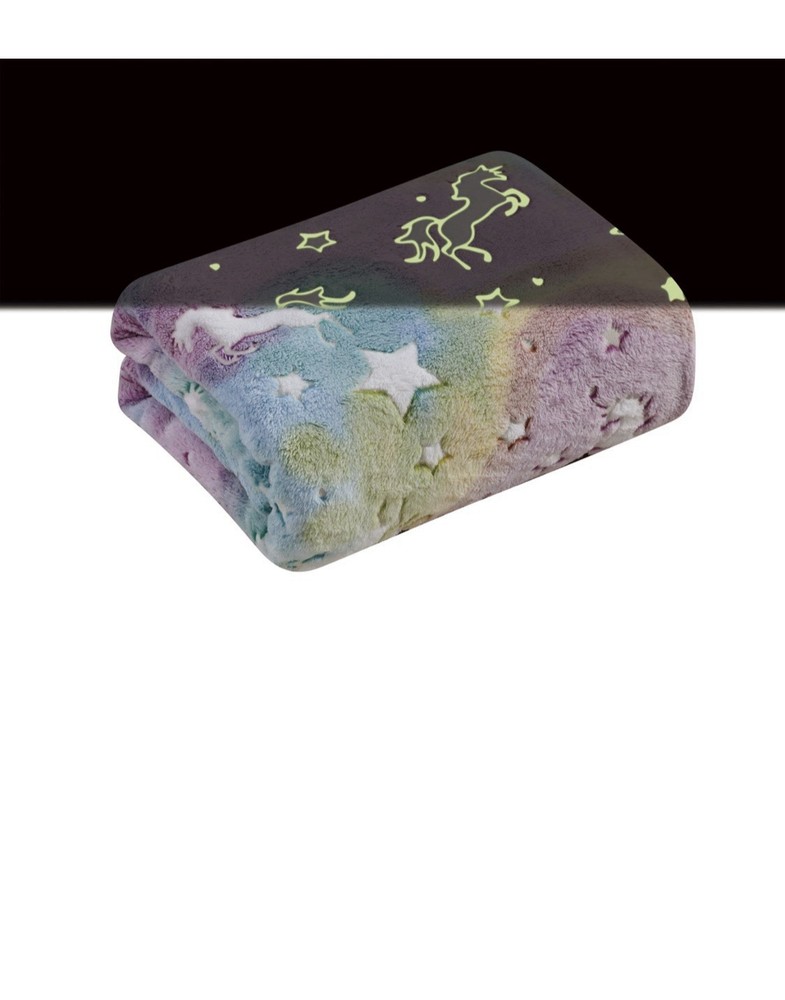 Glow In The Dark Throw Glow Unicorn
