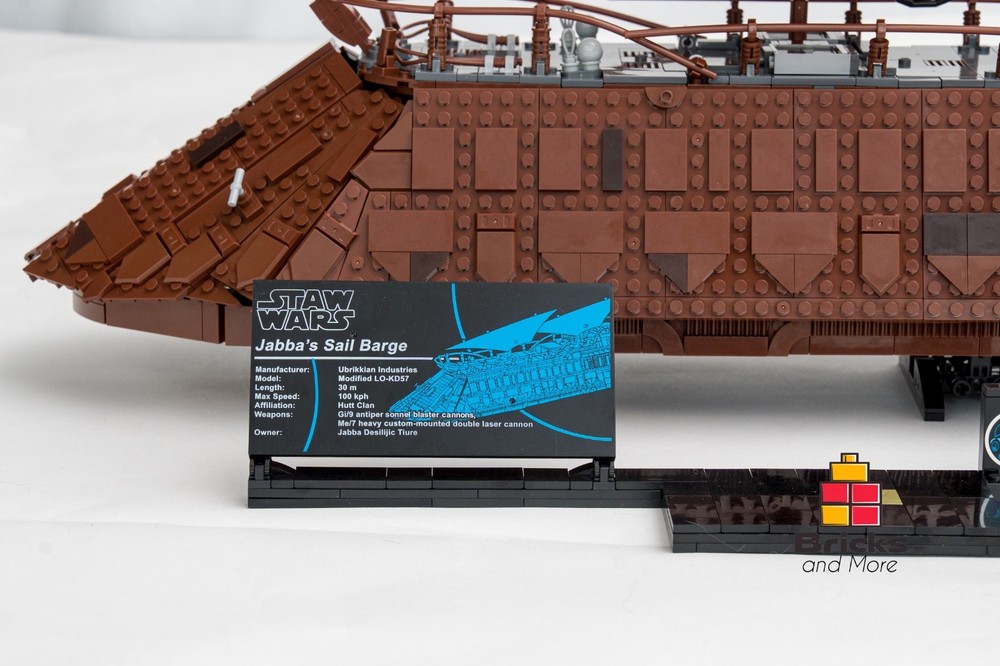 Jabba’s Sail Barge Interlocking Affordable Bricks 3943 Pieces MAKE OFFFER!