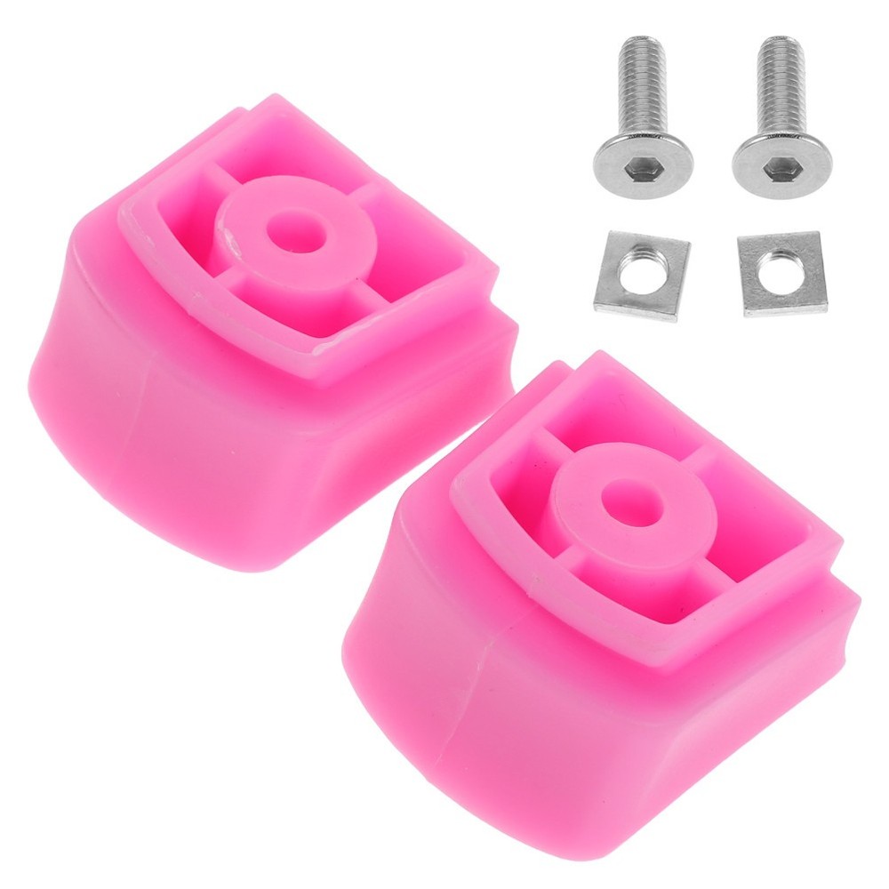 2pcs Inline Roller Skates Brake - Pink Stopper Block Replacement Skate