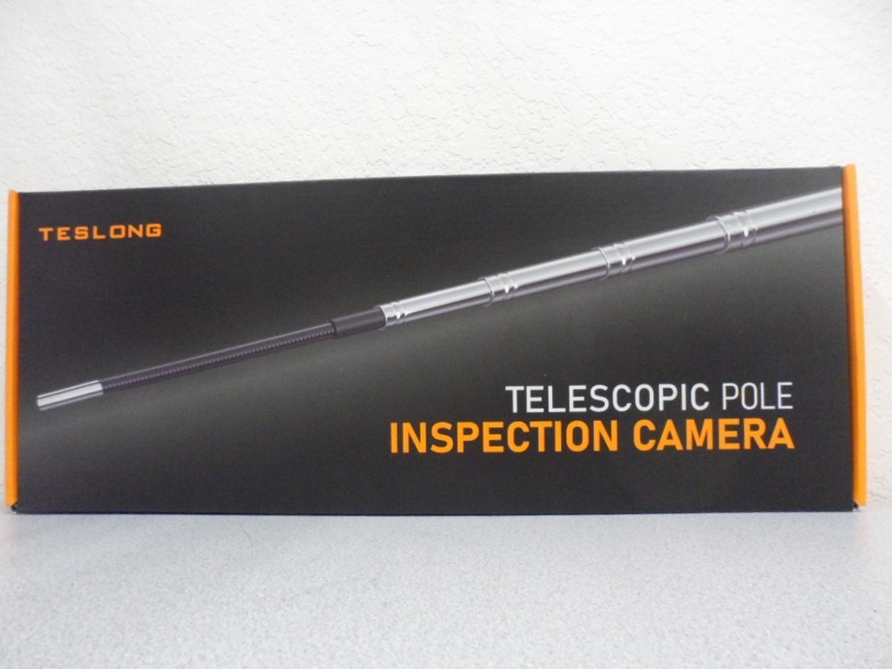 Teslong Telescopic Endoscope Borescope Inspection Camera 5FT Telescoping Pole
