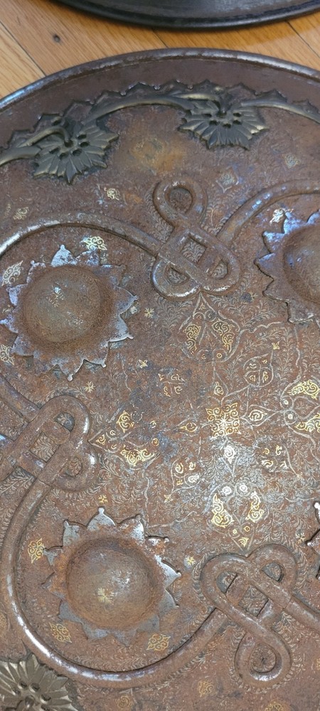 Old Talwar Sword And Two Dhal Shields