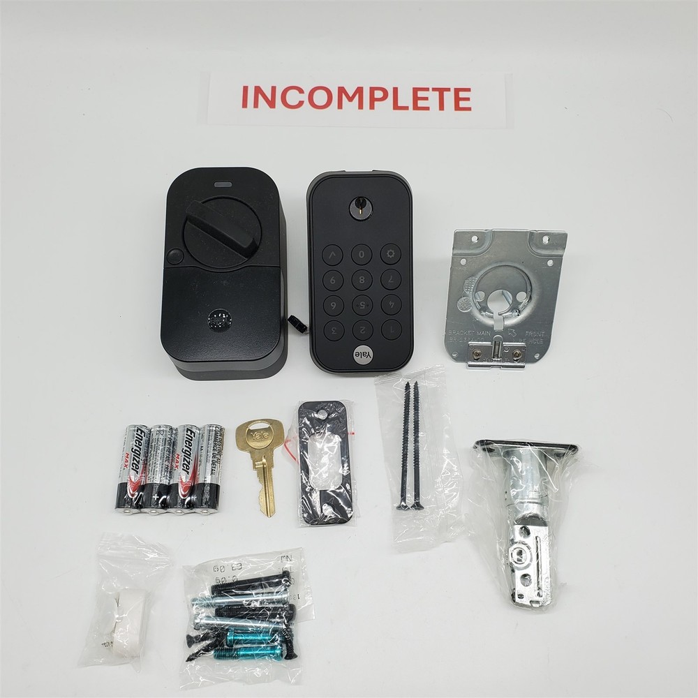 Yale Security Assure Lock 2, Black Suede Keyed Smart Entry Door Lock *NO MODULE*