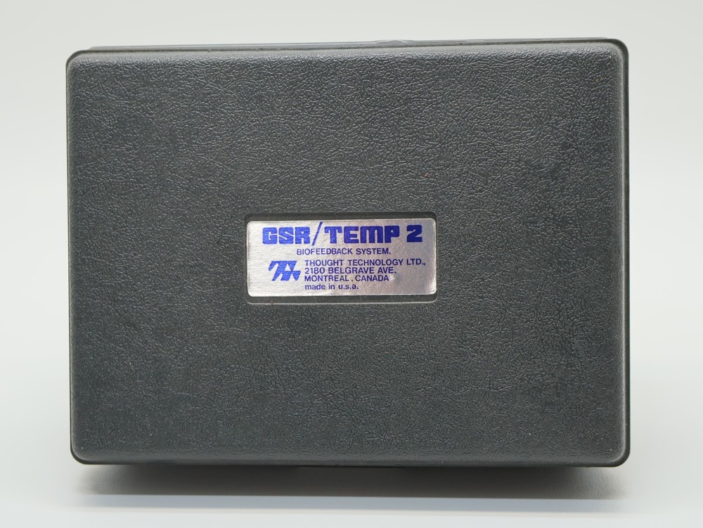 GSR Temp 2 Biofeedback Relaxation System With Plastic Case, GREAT CONDITION